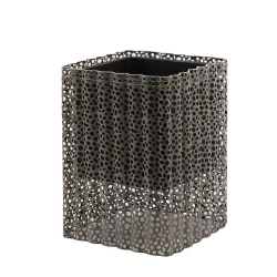 Edg Pflanzengefäss Quadrat Metall Grau H: 36 cm  | Schubiger Möbel