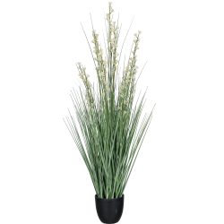 Gasper Kunstpflanze Juncus-Gras im Topf, Hellgelb H: 80 cm  | Schubiger Möbel