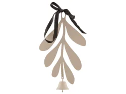 Gasper Weihnachtsschmuck Mistel mit Glöckchen, Schlamm  | Schubiger Möbel