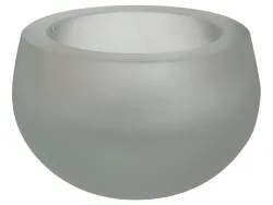 Kaheku Windlicht Olson, Klar-Matt H: 9 cm Transparent | Schubiger Möbel