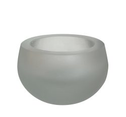 Kaheku Windlicht Olson, Klar-Matt H: 9 cm Transparent | Schubiger Möbel