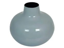 Kaheku Vase Morelia Hellgrau H: 18 cm  | Schubiger Möbel