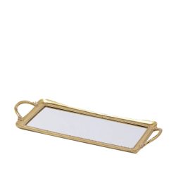 Edg Tablet Mit Spiegel in Gold B: 22 cm  | Schubiger Möbel
