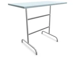 Schaffner Metall-Stehtisch Säntis Feuerverzinkt Blau | Schubiger Möbel