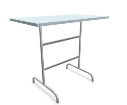 Schaffner Metall-Stehtisch Säntis Feuerverzinkt Blau | Schubiger Möbel