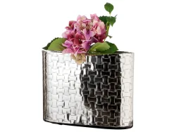 Gilde Vase Treccia mit Flechtmuster  H: 26 cm  | Schubiger Möbel