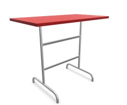 Schaffner Metall-Stehtisch Säntis Feuerverzinkt Rot | Schubiger Möbel