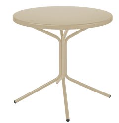 Schaffner Metall-Bistrotisch Pix Rund Beige | Schubiger Möbel