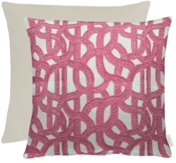 Apelt Kissenhülle Rafia, Pink B: 45 cm  | Schubiger Möbel