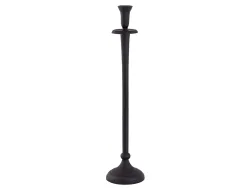 Decofinder Kerzenständer Aluminium Schwarz H: 58 cm  | Schubiger Möbel