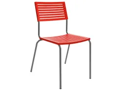 Schaffner Gartenstuhl Lamello Rot | Schubiger Möbel