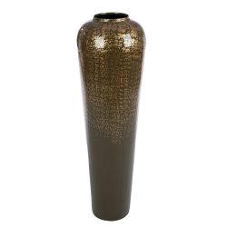 Gilde Vase Whisper, Metall, Beige, Gold H: 95 cm  | Schubiger Möbel