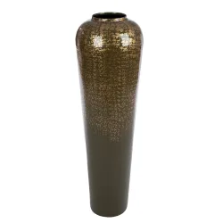 Gilde Vase Whisper, Metall, Beige, Gold H: 95 cm  | Schubiger Möbel