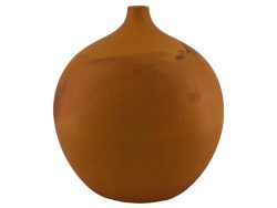 Dijk Vase Keramik, Braun H: 31 cm  | Schubiger Möbel