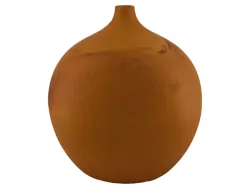 Dijk Vase Keramik, Braun H: 31 cm  | Schubiger Möbel