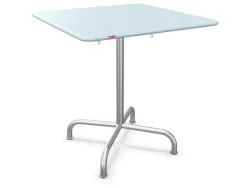 Schaffner Metall-Tisch Rigi Quadratisch Feuerverzinkt Blau | Schubiger Möbel