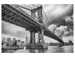 image LAND Digitaldruck auf Acrylglas Manhatten Bridge  | Schubiger Möbel