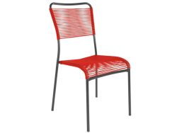 Schaffner Spaghetti-Stuhl Mendrisio Rot | Schubiger Möbel
