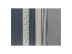 Elegante Bettwäsche Cornflower Stripes Deep Coal Braun | Schubiger Möbel
