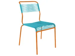 Schaffner Spaghetti-Stuhl Säntis Blau | Schubiger Möbel