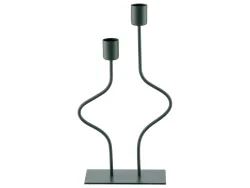 Gasper Kerzenständer Swing, Metall, Opalgrün  | Schubiger Möbel