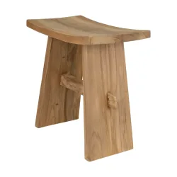 Decofinder Hocker Teakholz Natur H: 50 cm  | Schubiger Möbel