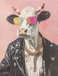 image LAND Gemälde Bull Easy Dressed Cool  | Schubiger Möbel