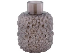 Decofinder Vase Glas Schwarz D: 18 cm  | Schubiger Möbel
