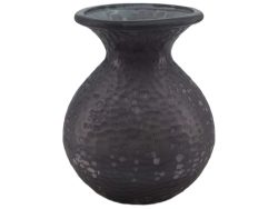 Decofinder Vase Glas Grau H: 25 cm  | Schubiger Möbel