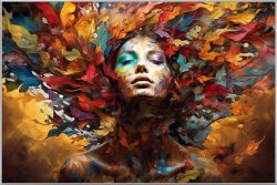 image LAND Bild mit Rahmen Dream of Leaves  | Schubiger Möbel