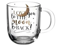 Leonardo - Mug mit Henkel, 400 ml, Transparent
