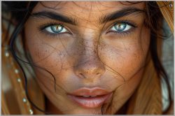image LAND Bild mit Rahmen Green Eyes Oriental  | Schubiger Möbel