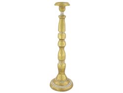 Decofinder Kerzenständer Metall Gold H: 38 cm  | Schubiger Möbel