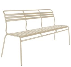Schaffner Lättli-3er-Bank Säntis Beige | Schubiger Möbel