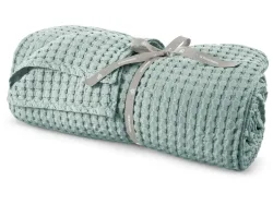 Schlossberg Plaid Stay 180 x 250 cm Grün | Schubiger Möbel