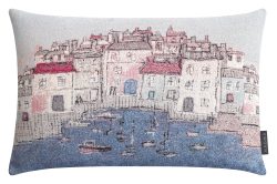 Magma Kissenhülle Biarritz, Blau 60x40 cm  | Schubiger Möbel