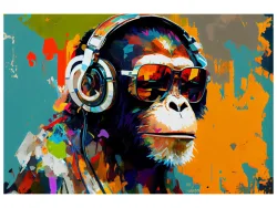 image LAND Canvas DJ Schimpanse  | Schubiger Möbel