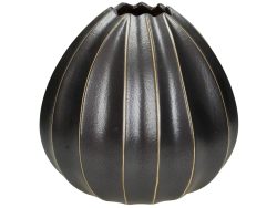 Kersten Vase Mit Rillen H: 21 cm Mehrfarbig | Schubiger Möbel