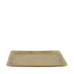 Decofinder Teller Aluminium Gold D: 19 cm  | Schubiger Möbel