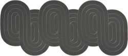 Sander AG Tischläufer Elegance Grafit B: 50 cm  | Schubiger Möbel