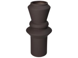 Kersten Vase Dunkelbraun H: 28 cm  | Schubiger Möbel