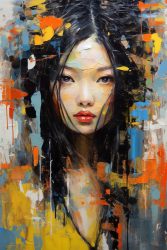 image LAND Acrylglasbild Asia Girl  | Schubiger Möbel