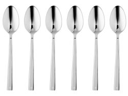 Joop Espressolöffel Set à 6 Stk Cornflower, Glänzend Grau | Schubiger Möbel