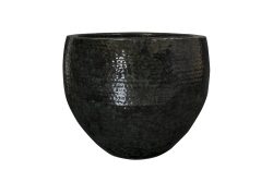 Decofinder Gefäss Thom, Metall, Schwarz H: 44 cm  | Schubiger Möbel