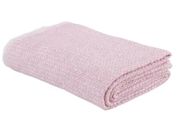 Eskitex AG Plaid Ascona Weiss/rose 150x210 cm  | Schubiger Möbel