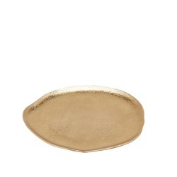 Edg Teller Aluminium Gold D: 22 cm  | Schubiger Möbel