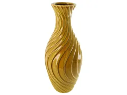 Decofinder Vase Keramik Dunkelgelb  | Schubiger Möbel