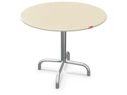 Schaffner Metall-Beistelltisch Rigi Feuerverzinkt Beige | Schubiger Möbel