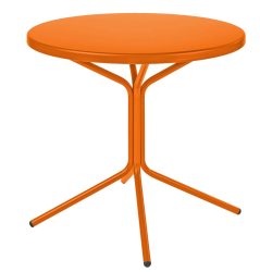Schaffner Metall-Bistrotisch Pix Rund Orange | Schubiger Möbel