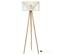 Ribaglob Stehlampe Marcella Holzfarbig | Schubiger Möbel